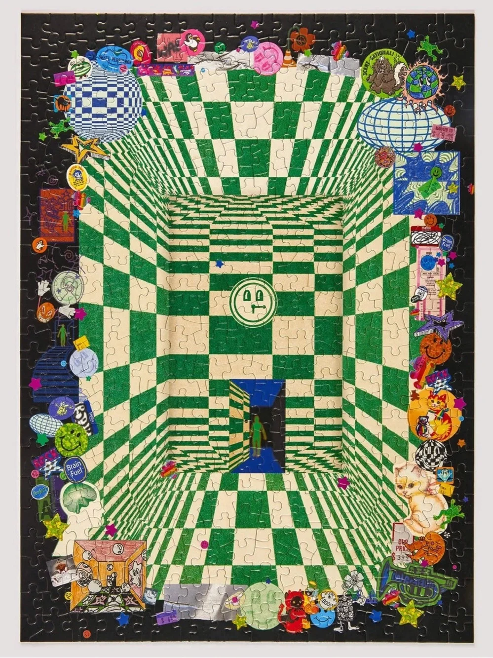 Le Puzz “New Dimension” 500pc Puzzle- Rewina Beshue - Complete + Poster